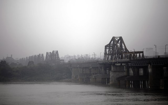 Không khí ở Hà Nội nhiều ngày bị ô nhiễm.