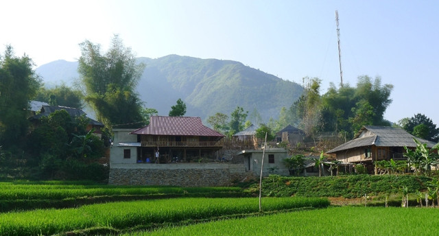 Bảo tàng không gian văn hóa Thái được bà Đỗ Thị Tấc xây dựng tại bản Mạ, xã Mường Cang, huyện Than Uyên (Lai Châu).