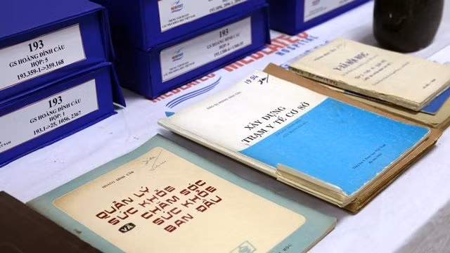 Một số công trình nghiên cứu của GS Hoàng Đình Cầu. 