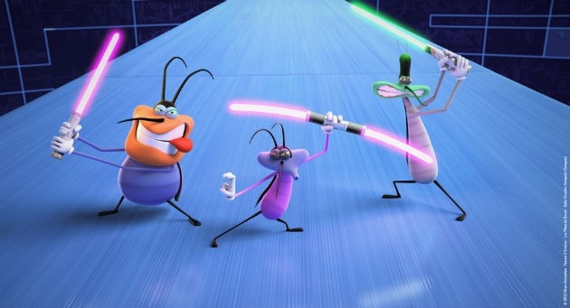 Chiếu phim “Mèo Oggy và những chú gián tinh nghịch”