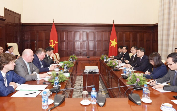 Toàn cảnh buổi gặp. (Ảnh: SBV)