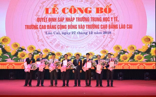 Công bố sáp nhập các trường dạy nghề ở tỉnh Lào Cai.