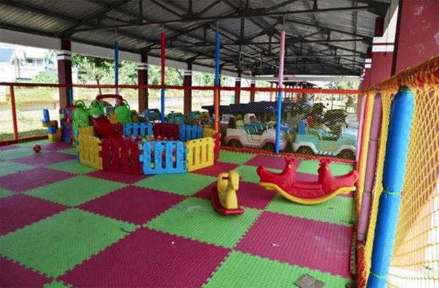 Khu vui chơi trẻ em xây dựng trái phép trong Khu lưu niệm Thủ tướng Phạm Văn Đồng.