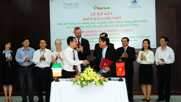 Lễ ký kết Dự án chiều 10-11.