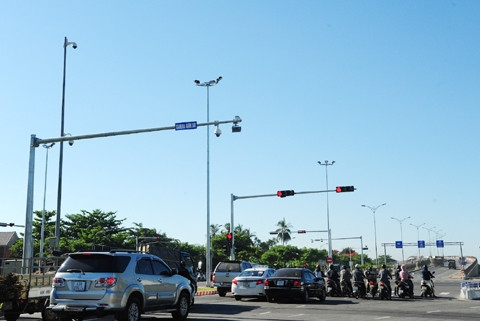 Hệ thống camera an ninh giám sát an toàn giao thông tại các giao lộ ở Đà Nẵng.