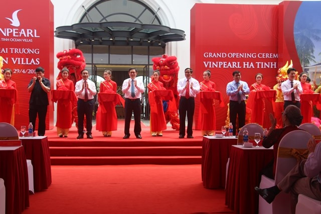 Khai trương khu nghỉ dưỡng Vinpearl Hà Tĩnh Ocean Villas
