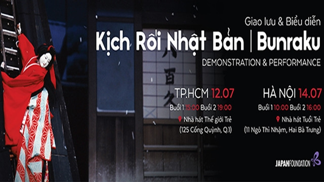 Giao lưu và biểu diễn kịch rối Nhật Bản