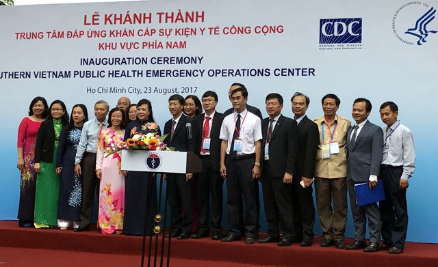 Khai trương Trung tâm Đáp ứng khẩn cấp sự kiện y tế công cộng
