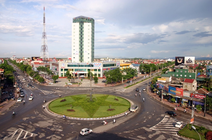 Thành phố Hà Tĩnh (Hà Tĩnh) ngày càng khang trang, hiện đại. Ảnh: ĐĂNG KHOA