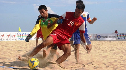 Bùi Trần Tuấn Anh, cầu thủ đã lập hat-trick trong trận chung kết với ĐT Malaysia. (ảnh minh họa).