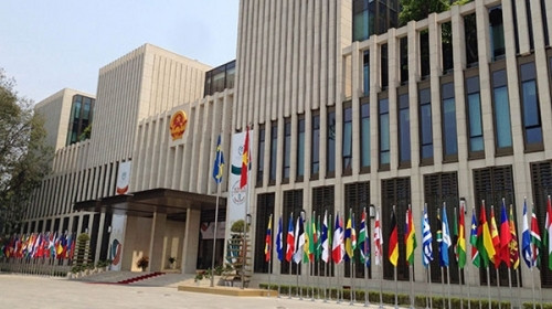 Tòa nhà Quốc hội mới năm 2015 (Ảnh: Duy Linh).