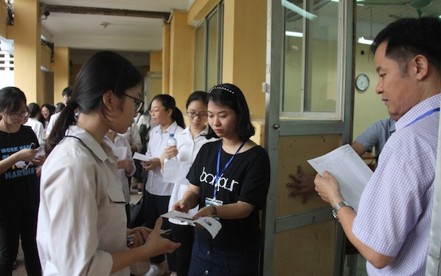 Thí sinh Kỳ thi vào lớp 10 THPT của Hà Nội năm học 2018-2019