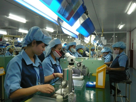 Công ty TNHH điện tử Canon Việt Nam luôn quan tâm đến chế độ, chính sách cho lao động nữ.