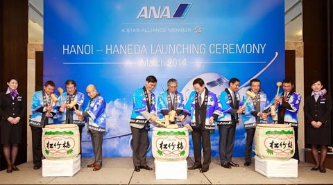 Khai trương đường bay mới Hà Nội - Tokyo