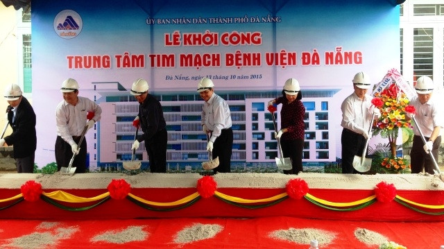 Lễ khởi công xây dựng Trung tâm tim mạch sáng 13-10.