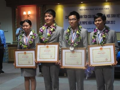 Bốn gương mặt của đội tuyển.