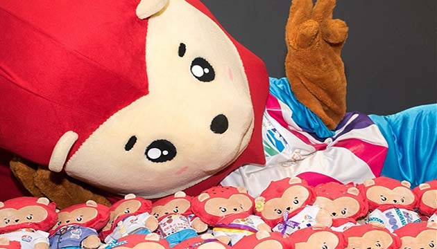 Hình ảnh đáng yêu của chú sư tử Nila. (ảnh: Seagames2015).