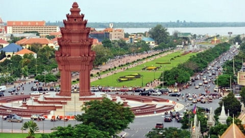 Thủ đô Phnôm Pênh.