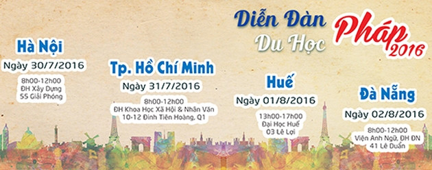 Diễn đàn "Du học Pháp" năm 2016 
