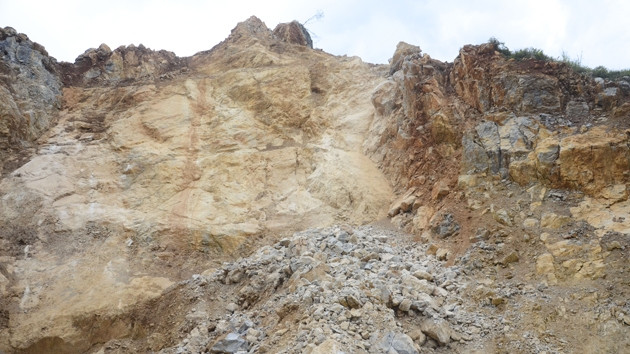 Hiện trường xảy ra tai nạn.