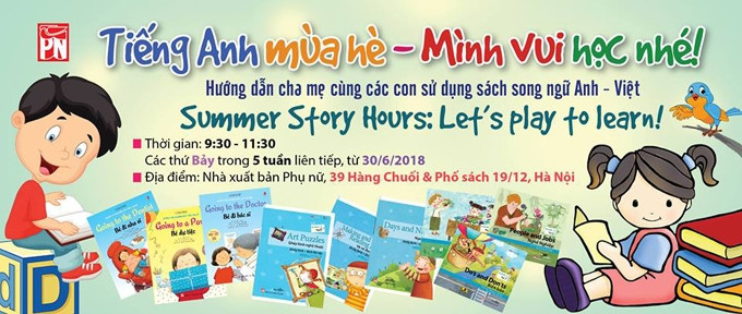 "Tiếng Anh mùa hè - Mình vui học nhé" dành cho trẻ em