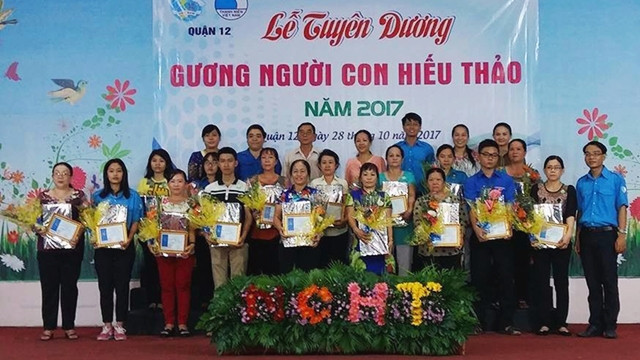 Vinh danh điển hình “Người con hiếu thảo”