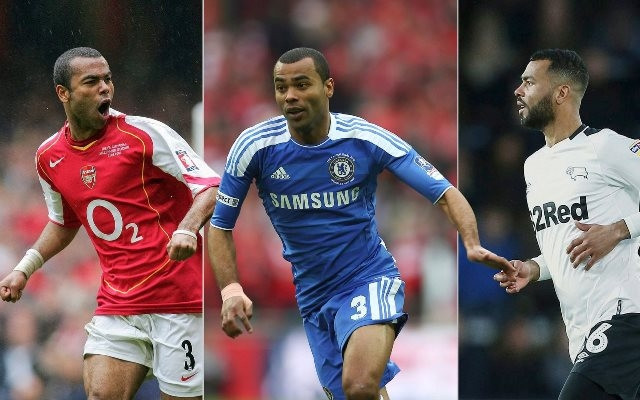 Cole đã chơi hơn 150 trận cho cả Arsenal và Chelsea, trước khi kết thúc sự nghiệp tại Derby County. (Ảnh: Getty Images/Rex)