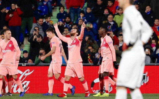 Messi và các đồng đội sẽ sớm được ăn mừng chức vô địch La Liga? (Ảnh: FC Barcelona)