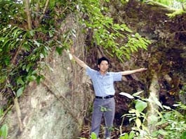 Một nhánh “bạnh vè”
cỡ hai người dang sải tay.