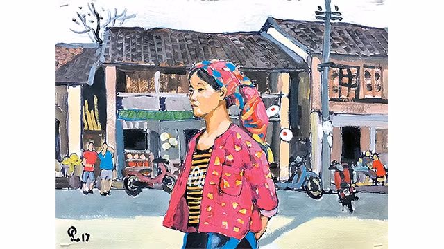 Tranh: PHẠM LUẬN