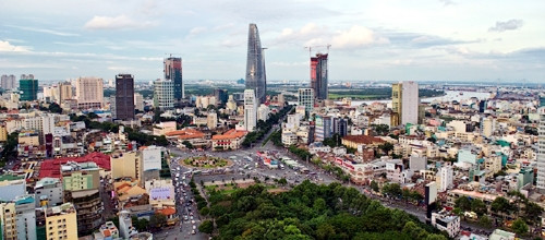 Thành phố Hồ Chí Minh năng động, hiện đại. Ảnh: ĐẠI VĂN