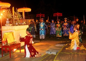 Lễ đọc chúc văn.