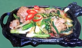 Cật heo chấy tiêu xanh