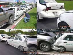 Một vụ tai nạn giao thông liên hoàn. (Ảnh minh họa)