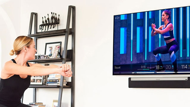 Tập gym qua ứng dụng