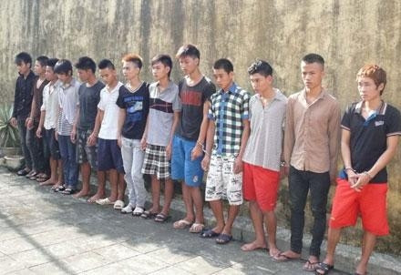 Nhóm tội phạm sa lưới pháp luật.