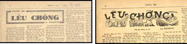 Ảnh sao chụp Lều chõng đăng trên báo Thời vụ.