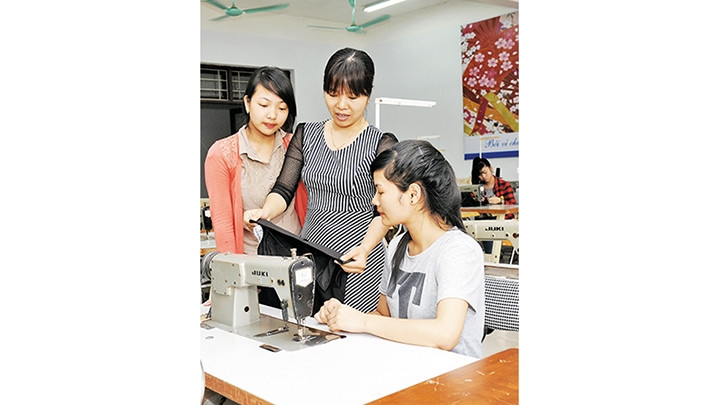 Đào tạo nghề may cho NLĐ. Ảnh | Khánh An