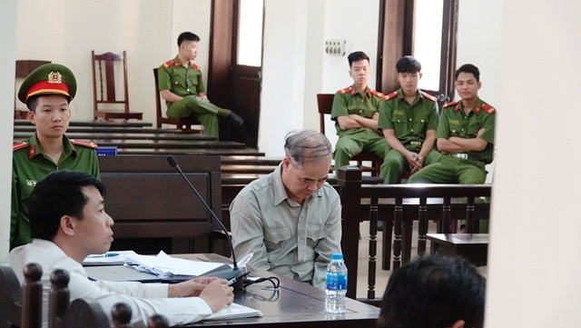 Bị cáo Đinh Bằng My tại phiên tòa.