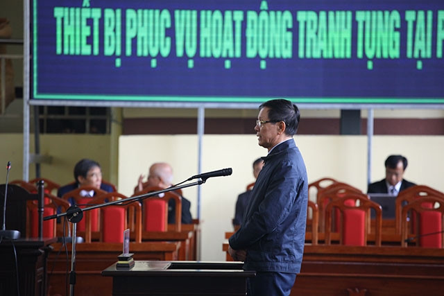 Bị cáo Phan Văn Vĩnh nói lời sau cùng.