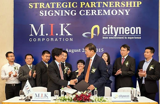 Tập đoàn M.I.K và công ty Cityneon ký kết hợp tác về bất động sản
