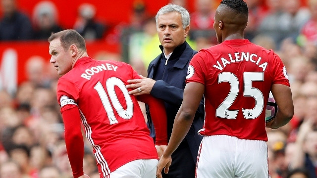 Với 37 bàn thắng trên khắp các đấu trường châu Âu, đội trưởng Wayne Rooney (áo số 10) của MU đang hướng tới mục tiêu san bằng kỷ lục 38 bàn của huyền thoại Ruud van Nistelrooy. (Ảnh: Reuters)