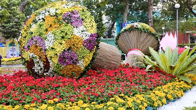 Hội hoa xuân và chợ hoa Tết TP Hồ Chí Minh