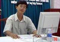 Thầy giáo Nguyễn Đức Hiệp.