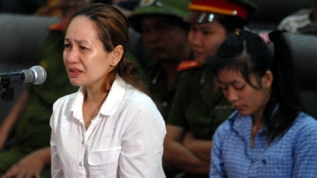 Hai bị cáo tại tòa. (Ảnh: Dân trí)