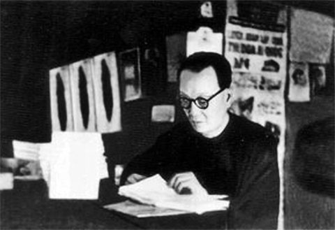 Nhân sĩ Cao Triều Phát tại chiến khu Đồng Tháp Mười. Ảnh tư liệu 