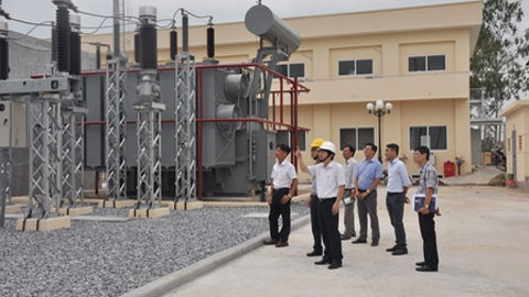 Đóng điện vận hành trạm biến áp 110kV Mai Lâm