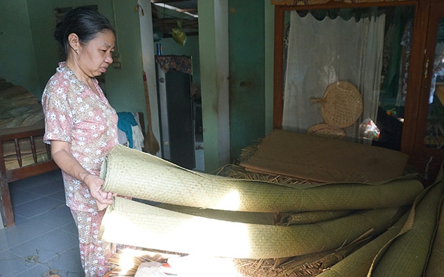 Đệm bàng ngày xưa rất được ưa chuộng từ nông thôn đến thành thị.