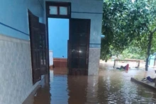Hơn 300 ngôi nhà của xã Đại Hưng, huyện Đại Lộc, tỉnh Quảng Nam bị ngập dưới 1m.