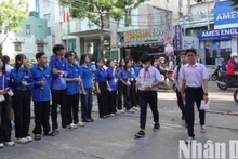 Các thí sinh Đà Nẵng dự thi kỳ thi tuyển sinh vào lớp 10 năm học 2025-2026. (Ảnh: ANH ĐÀO)